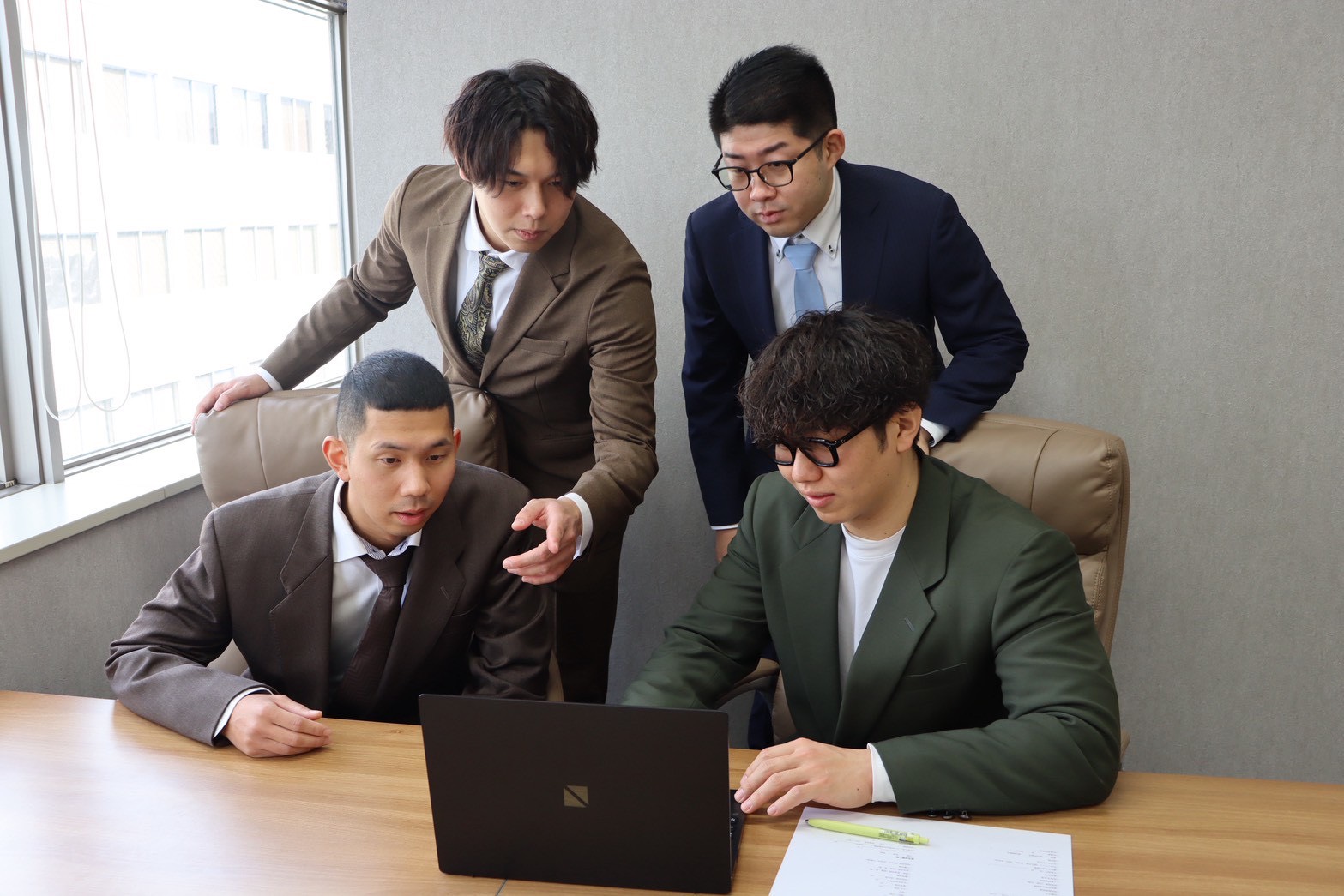 営業代行活動の様子